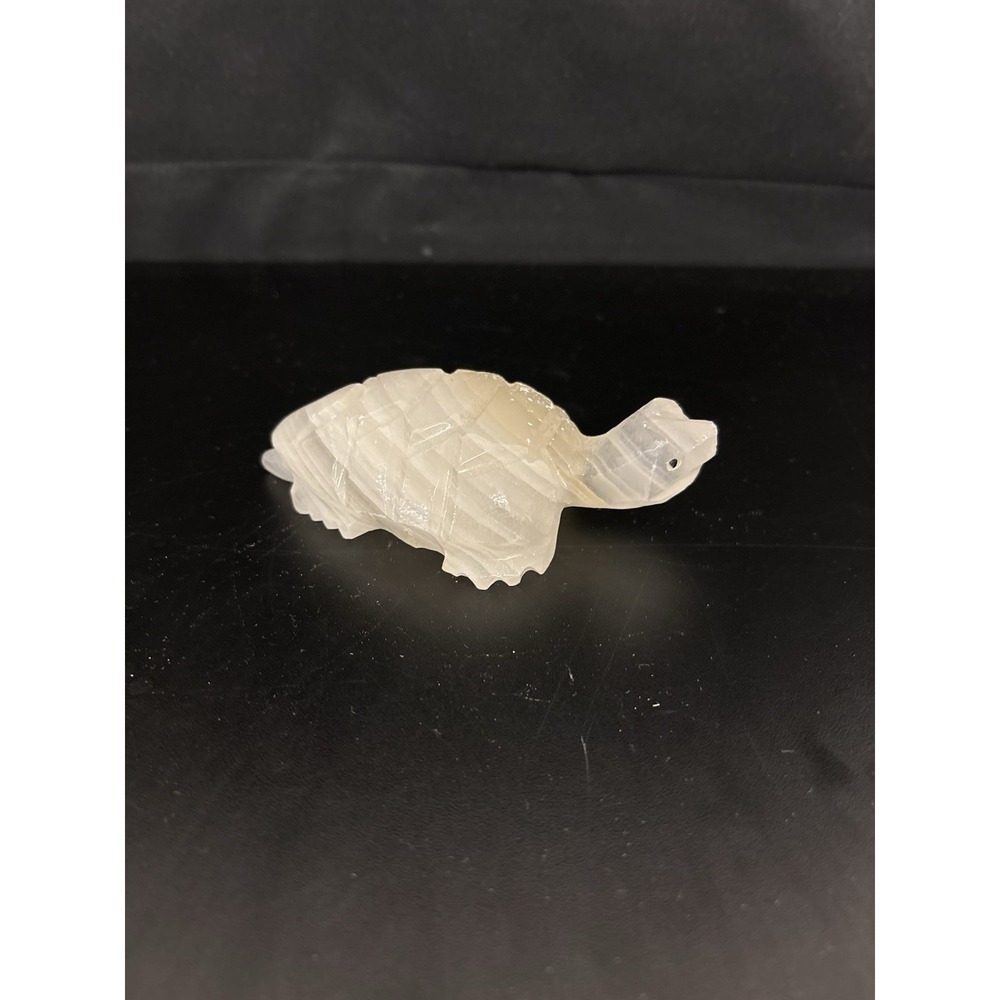 Hand Carved Onxy Turtle Figurine